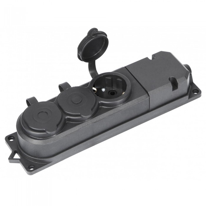 Kupa kauçuk 3lü grup priz monofaze