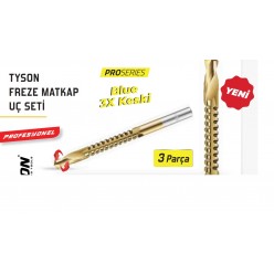 Tyson freze matkap uç seti 3 parça 4-6-8