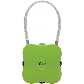 Yale Yuvarlak Köşeli Asma Kilit - Yeşil - Blister