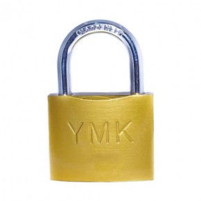 YMK Sarı Boyalı Döküm Asma Kilit 38mm
