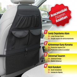 Automix premium koltuk arkasi organizer