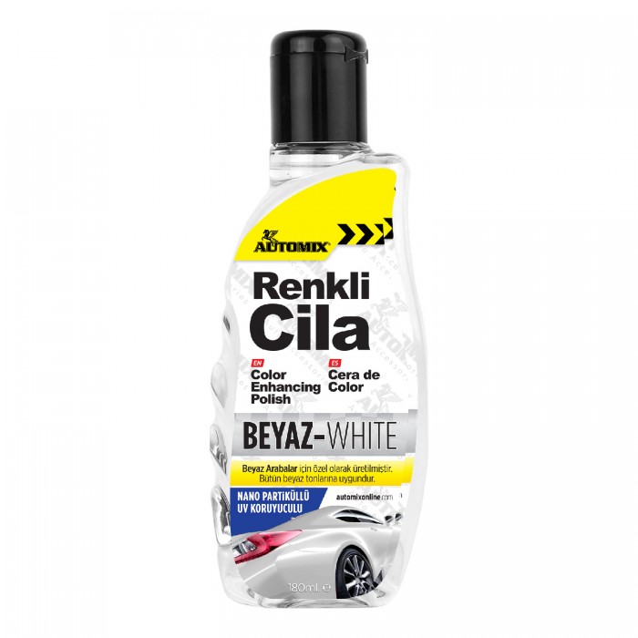 Automix beyaz renkli cila 180 ml