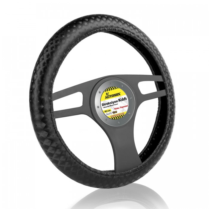 Automix direksiyon kilifi-uc boyutlu siyah 3092
