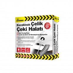 Automix karabinali celik ceki halati 3 ton