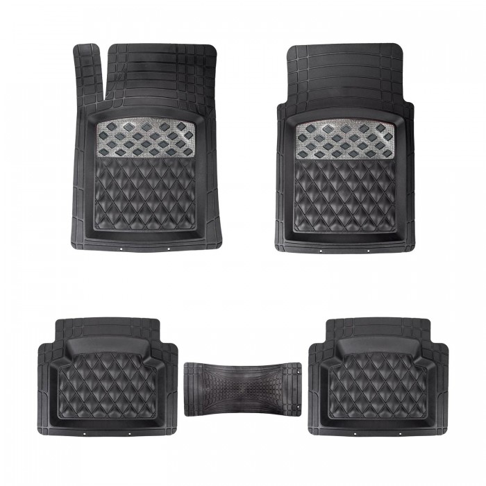 Automix metal topuklu paspas chrome carbon