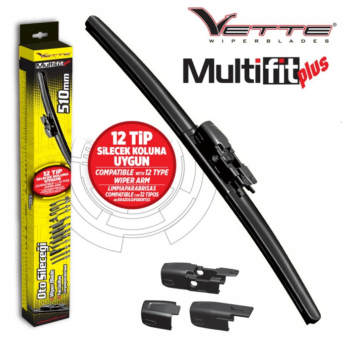 Vette plus multifit silecek 510 mm