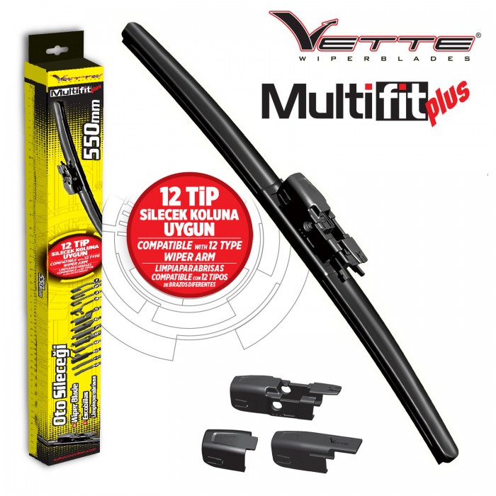 Vette plus multifit silecek 550mm