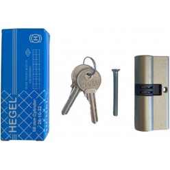 Hegel 68mm Çelik Kapı Barel Kilit Silindir Göbek 2 Anahtarlı Pimapen PVC Uyumlu