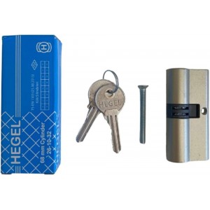 Hegel 68mm Çelik Kapı Barel Kilit Silindir Göbek 2 Anahtarlı Pimapen PVC Uyumlu