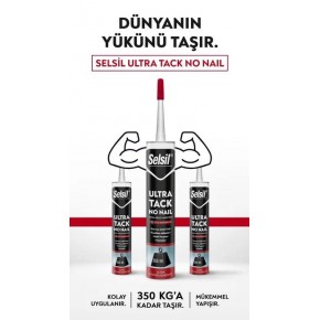 Selsil Ultra Tack Güçlü Korniş ve Montaj Yapıştırıcı 290 Ml Beyaz