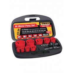 Dmax Bimetal Panç Delik Testere Seti 9 Parça DMX4502