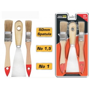 Dmax Kestirme Fırça ve Spatula Seti 3 Parça