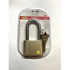 YMK-1460L 60 mm krom asma kilit uzun kanca