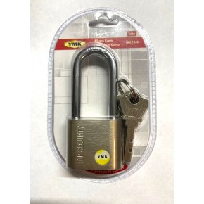 YMK-1440L 40mm krom asma kilit uzun kanca