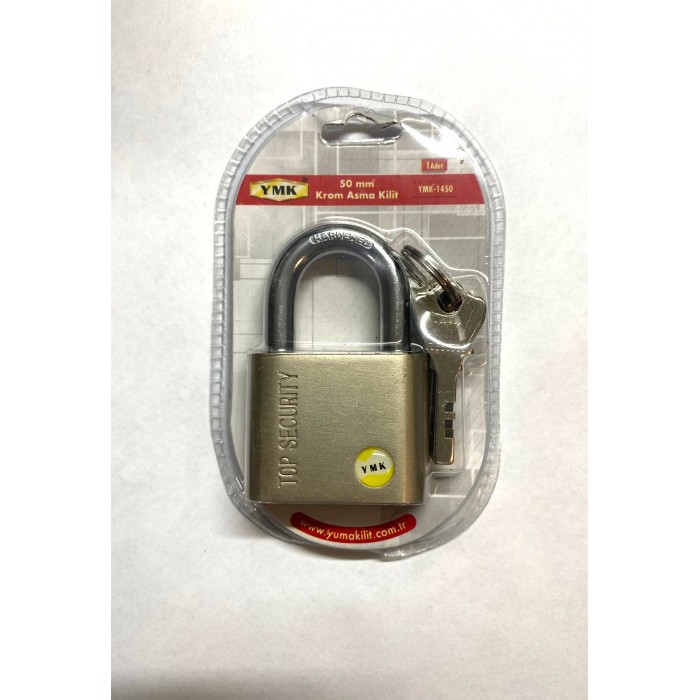 YMK-1450 50 mm KROM ASMA KİLİT YMK-1450 50 mm KROM ASMA KİLİT