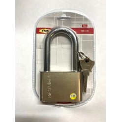 YMK-1470L 70 mm krom asma kilit uzun kanca