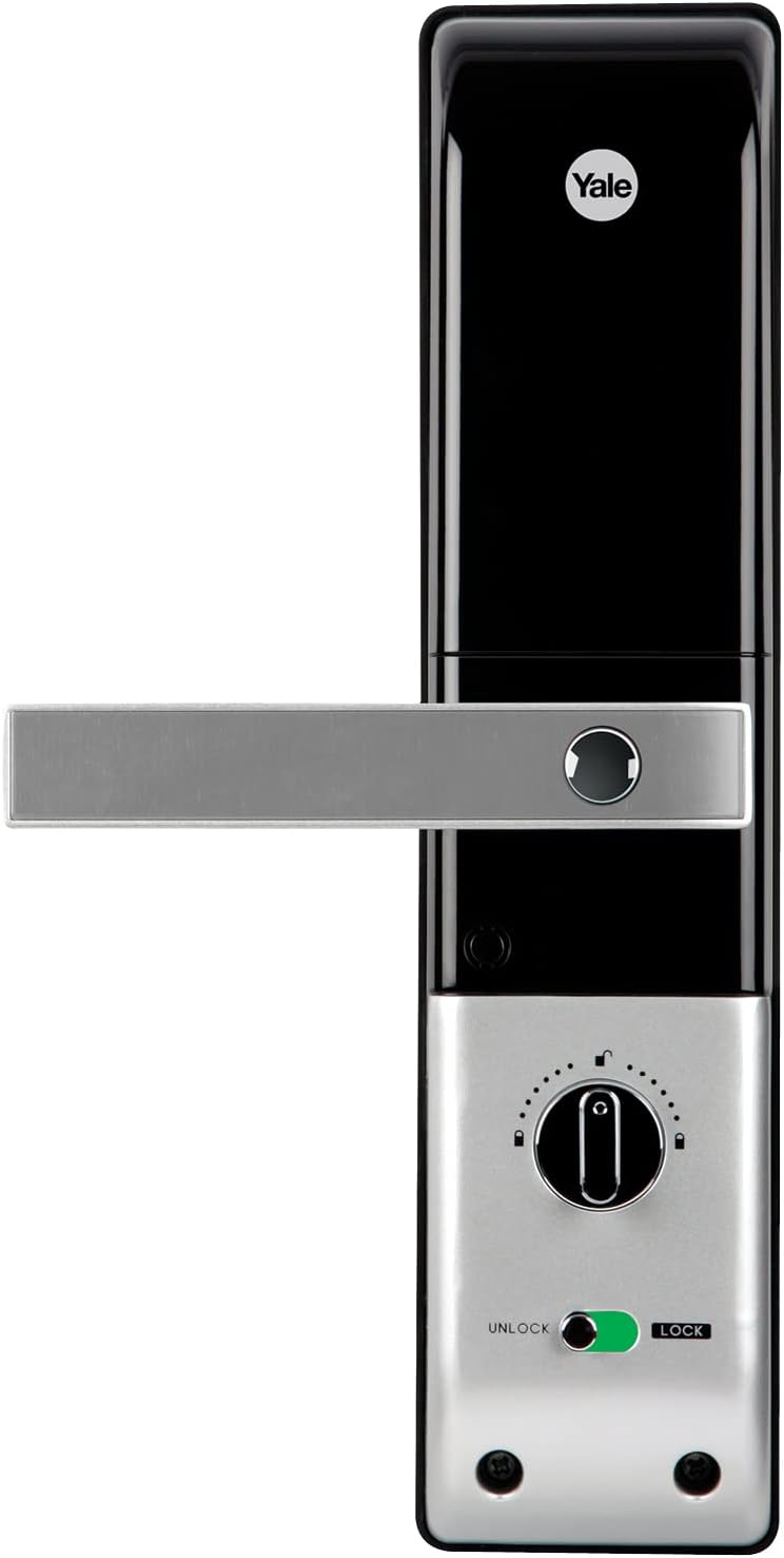 Yale YDM3109A Kartlı ve Şifreli Dijital Gömme Akıllı Kilit, Metal ve Ahşap Kapılar İçin (Yale Home Uygulaması ile Çalışır)