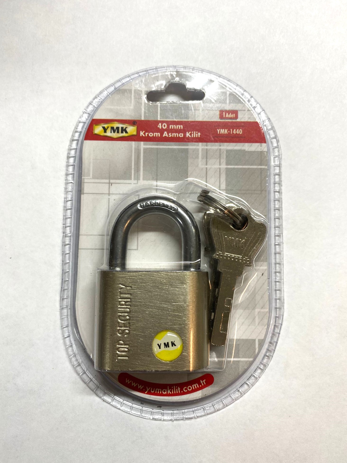 YMK-1440 40 mm krom asma kilit